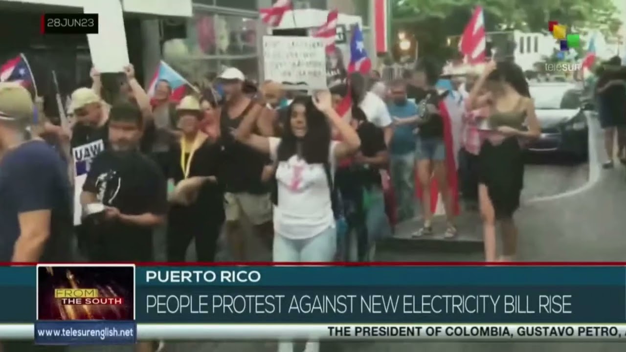 Puerto Ricans protest against electricity bill hike