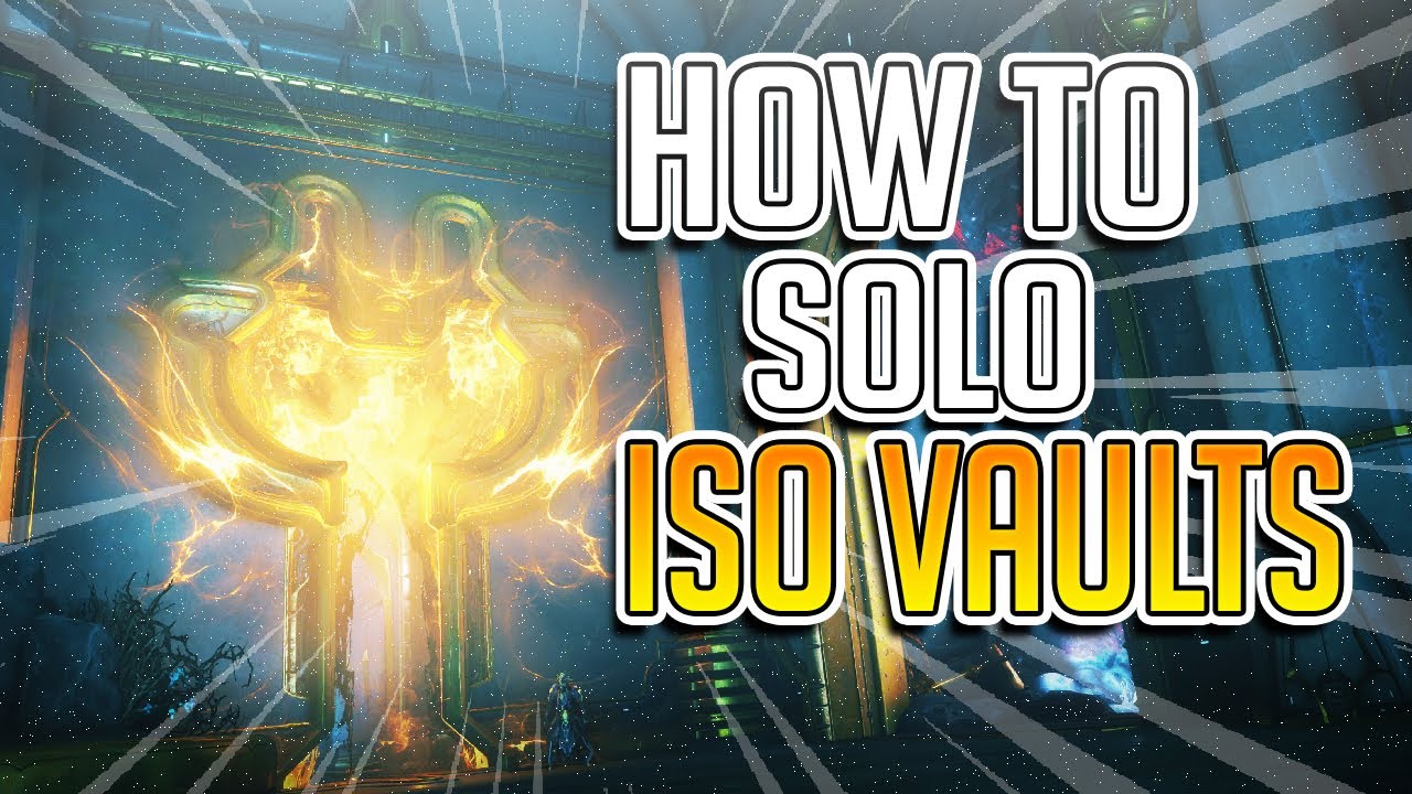 HOW TO SOLO ISOLATION VAULTS?! (Heart of Deimos Warframe)