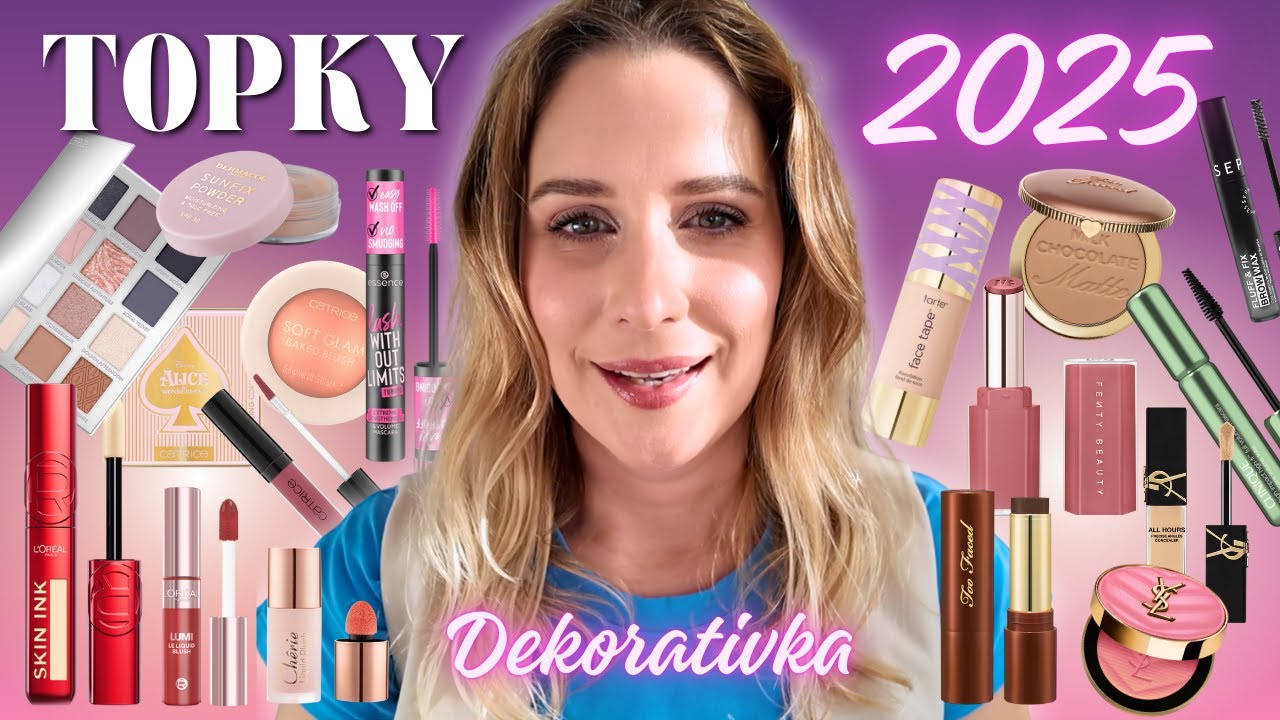 TOP PRODUKTY ZA ROK 2025 | DEKORATIVNÍ KOSMETIKA | Krásné s Baru
