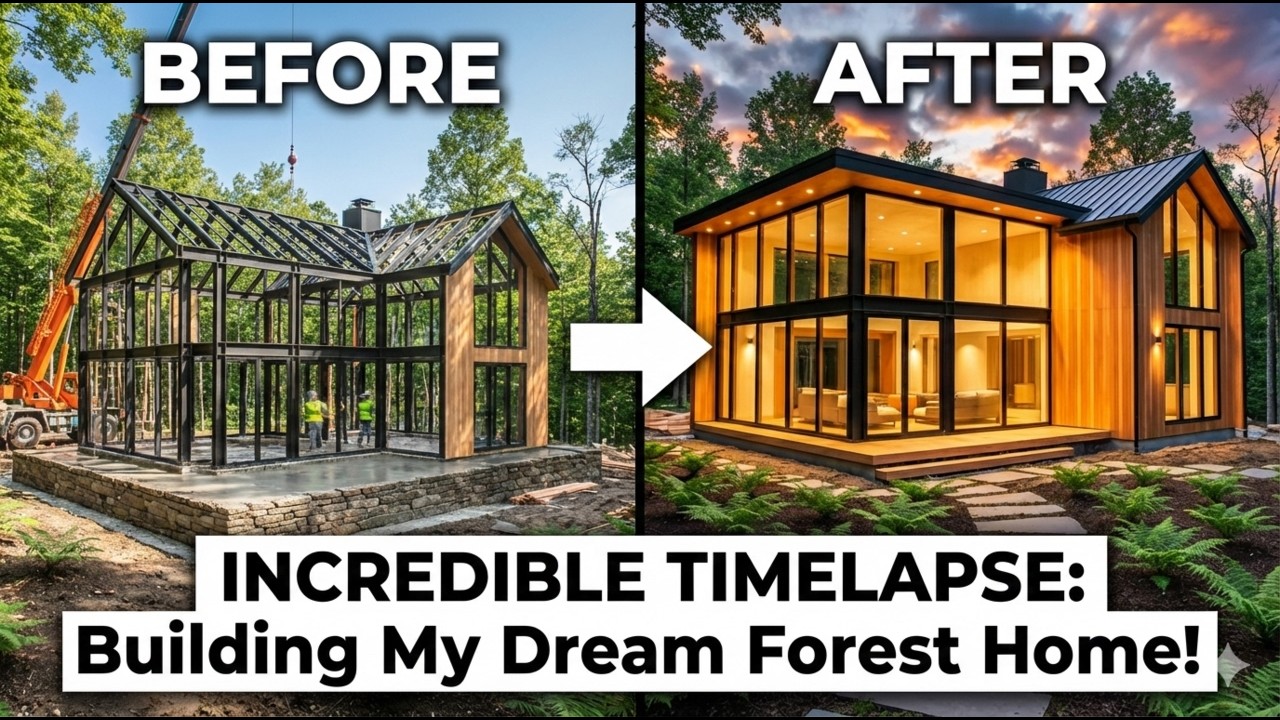 breathtaking house construction timelapse