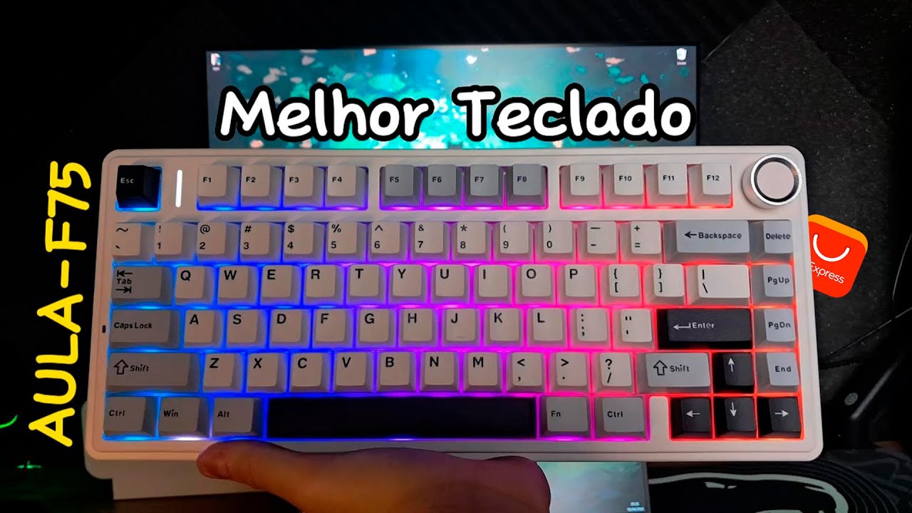 Melhor Teclado do Aliexpress até 300 Reais? (Review AULA-F75)