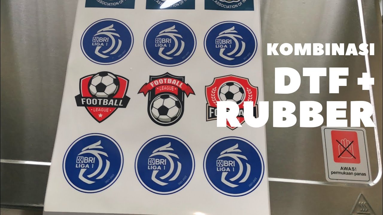 Tinta Putih DTF diganti Rubber bisa banget, Tahan setrika lagi 👍🏻