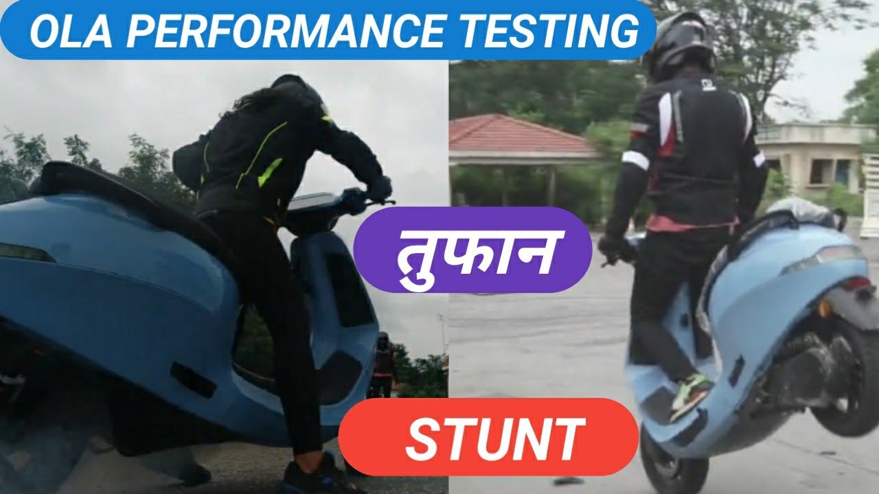 😱Ola Electric Scooter Performance Testing|Stunt|New update| Test Riding||Electric Vahan