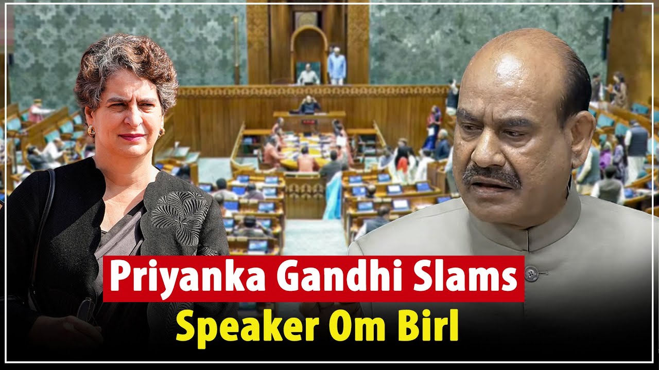 Priyanka Gandhi Reacts to LS Speaker Om Birla’s Statement, Highlights Democracy & Accountability