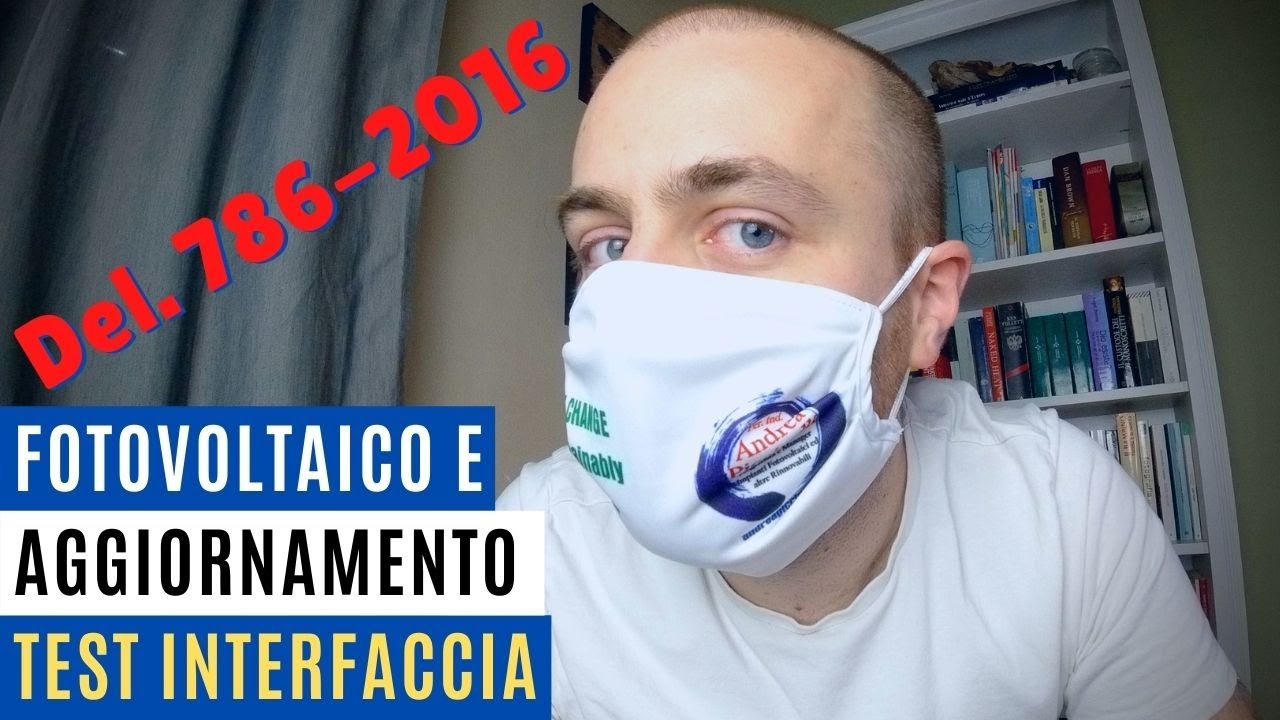 Del. 786-2016 - Fotovoltaico e aggiornamento test interfaccia