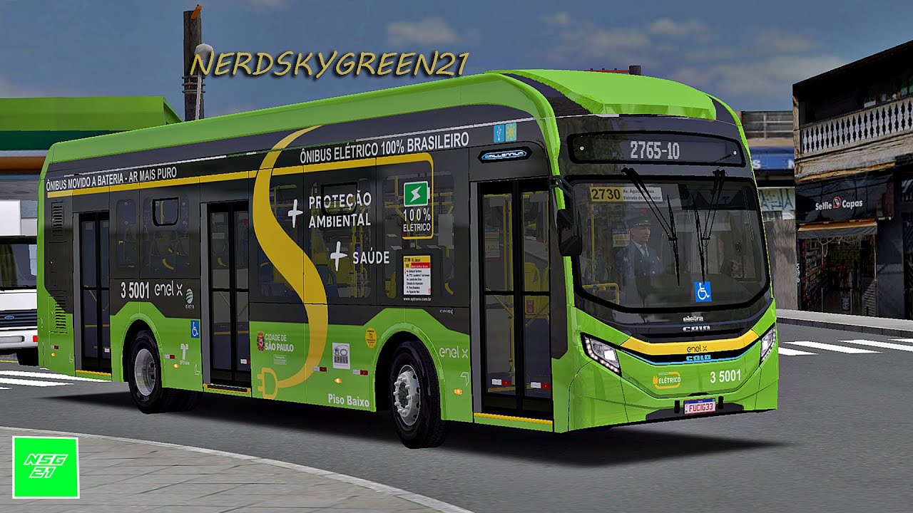 [OMSI 2] LANÇAMENTO Caio E-Millennium mb O-500U ELETRA | BUSÃO ELETRICO NA ZONA LESTE DE SP +G27