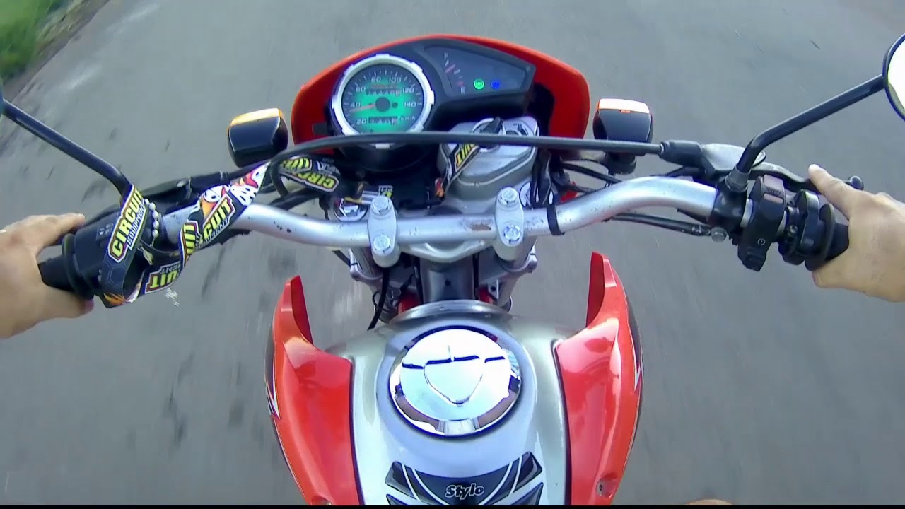 OLD BIKER TESTA -  TEST RIDE Honda Bros 150cc 2010