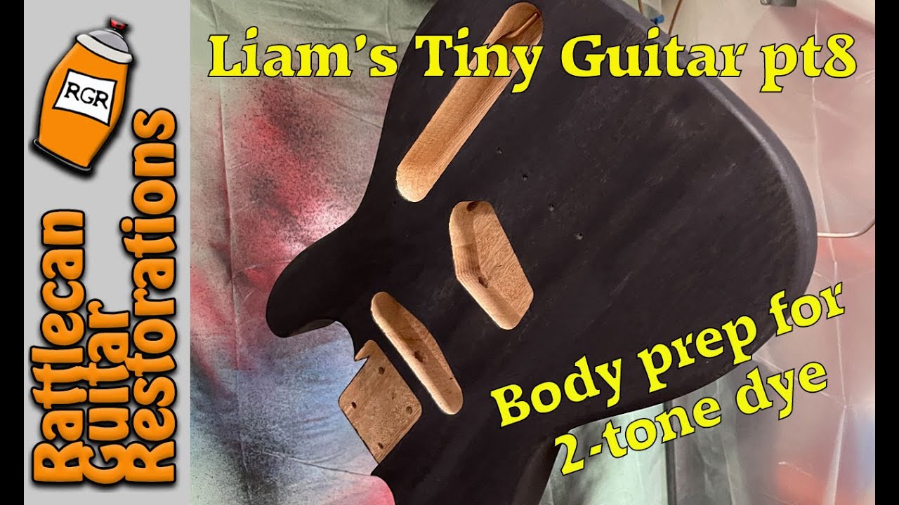 Liam's Tiny Guitar pt 8 | RATTLECAN GUITAR RESTORATIONS by James O’Rear