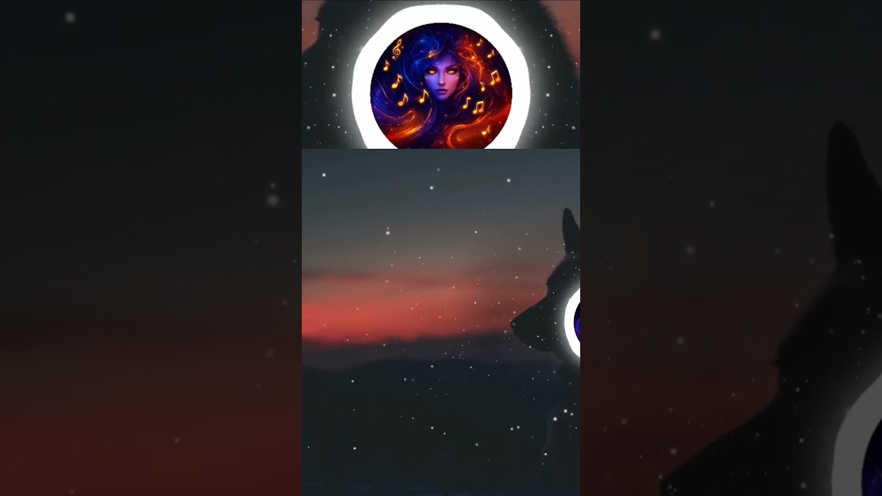 Enchanting Digital Art: Woman, Music, and Mountain Sunset Vibes 
