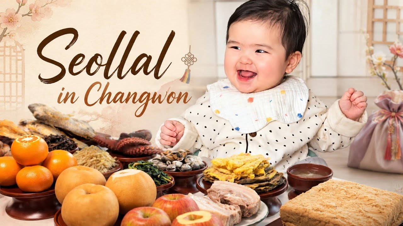 Seollal in Changwon 🇰🇷 | Family Gathering & Traditional Meals (Part 1) #koreanculture#seollal#family