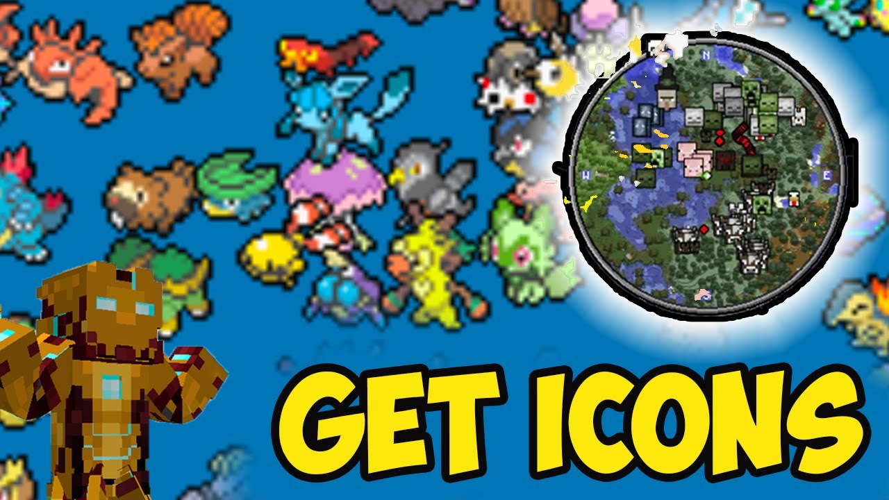 Xaero's Minimap COBBLEMON ICONS | Pokemon Sprites on Xaero's Minimap Cobblemon Guide