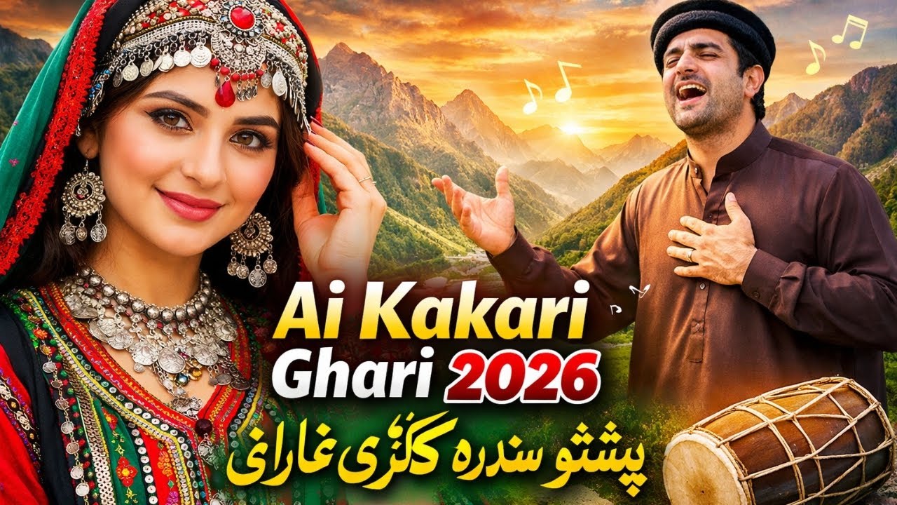 Ai Kakari Ghari 2026  Pashto New AI Song  پښتو سندره کاکړۍ غاړې  HD Video