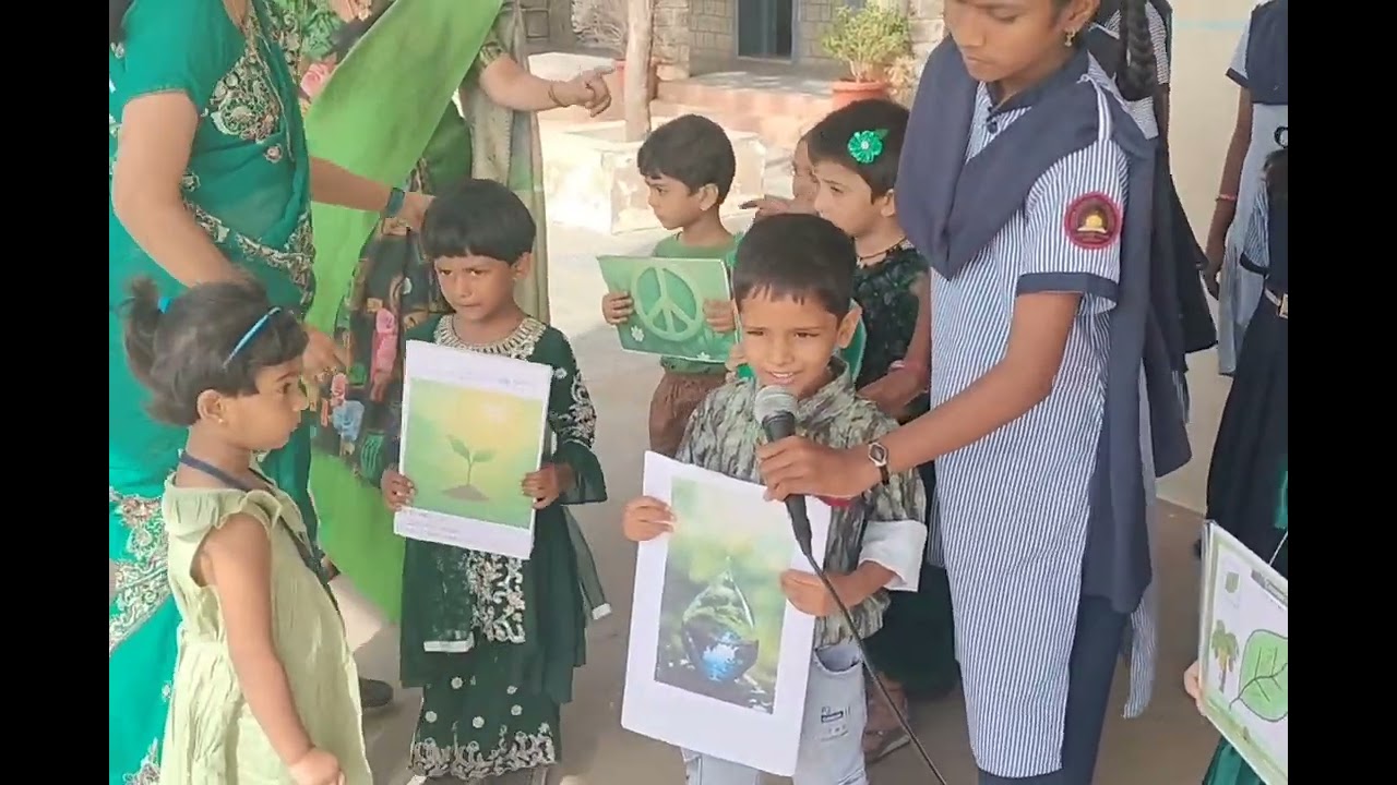 GREEN DAY CELEBRATIONS  8-7-2025 : L. R. G HIGH SCHOOL -ANANTAPURAMU.