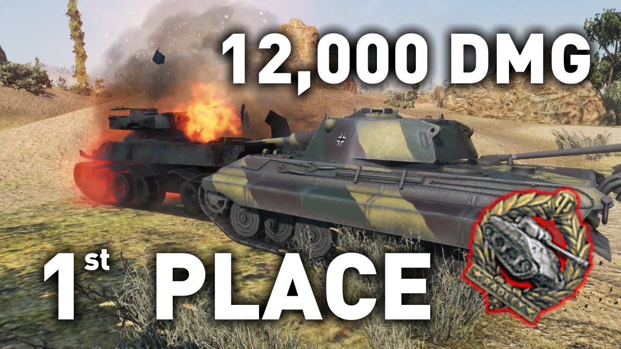 World of Tanks || E-50M - 12,000 DMG - 200k