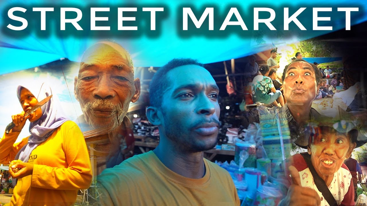 Get Lost in the CRAZIEST local market of Flores 🇮🇩