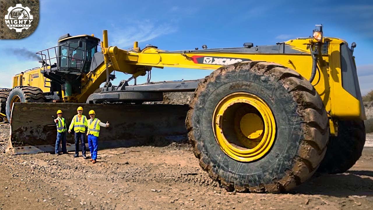 World's Largest and Most Powerful Motor Graders Ever Built!