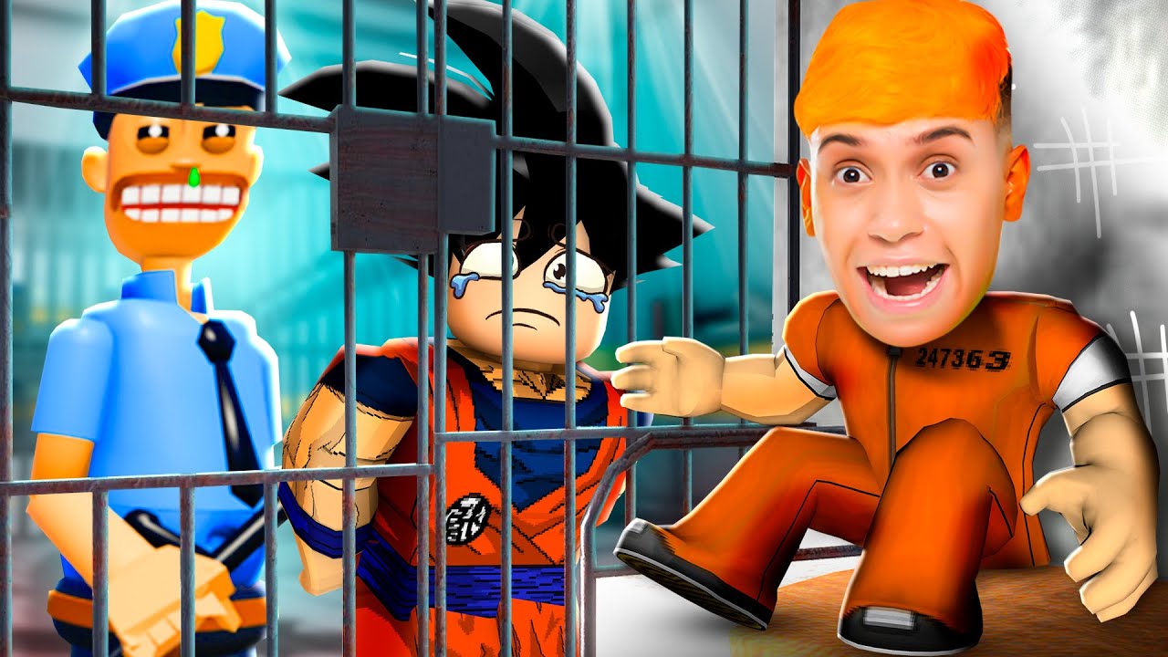 ESCAPE DO POLICIAL MALUCO DA PRISÃO 100% SEGURA DO ROBLOX!!