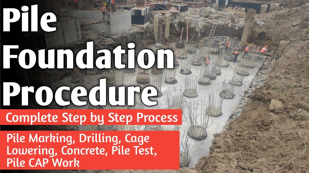 Pile Foundation Procedure l Complete Step By Step l Piling Work