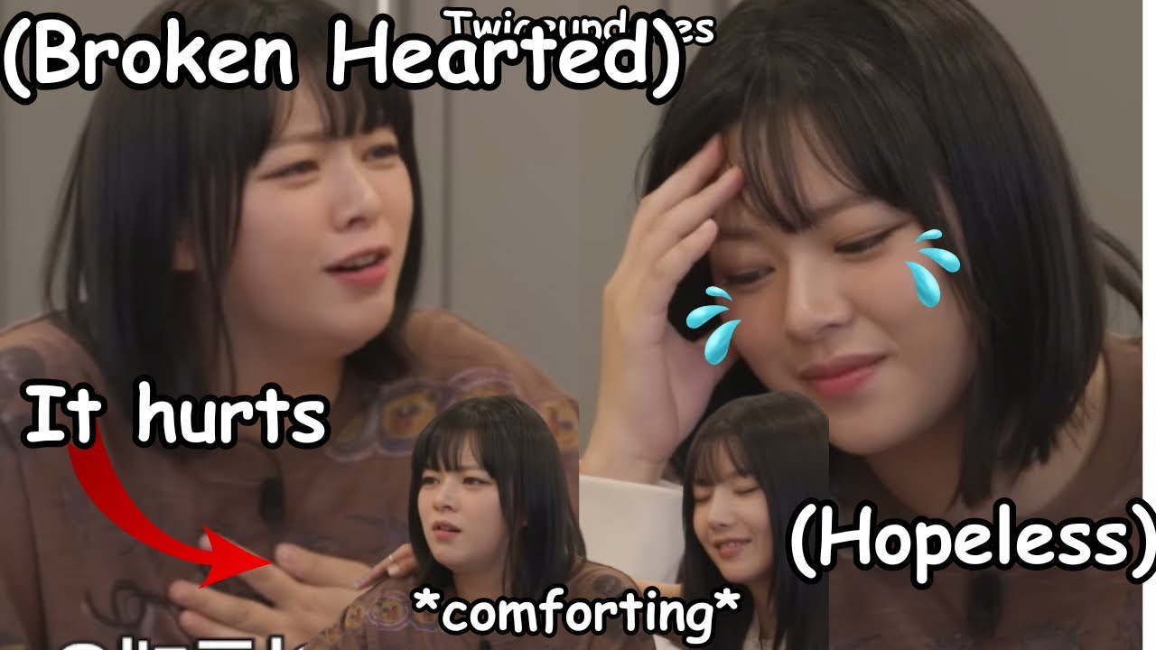 twice jeongyeon fate with Park Bo-gum she’s really hurt and then there’s Eun-bi comforting her
