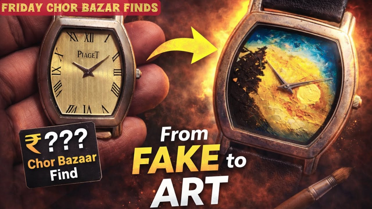 Bought a Dead Watch from Chor Bazaar Mumbai 😱 | Full Restoration & Repaint Reveal!