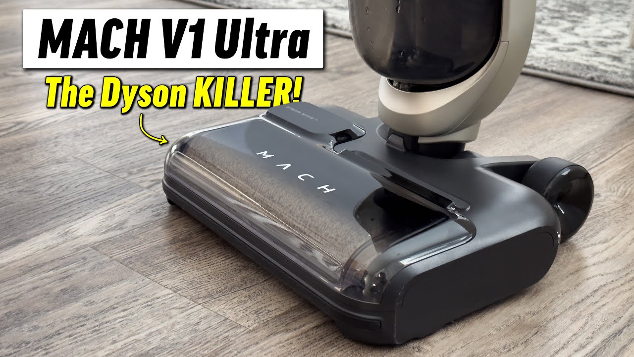 Извините, Дайсон, но MACH V1 Ultra также умеет мыть полы паром!