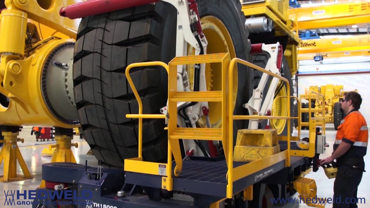 Trilift TH15000 Workshop Tyre Handler Trial