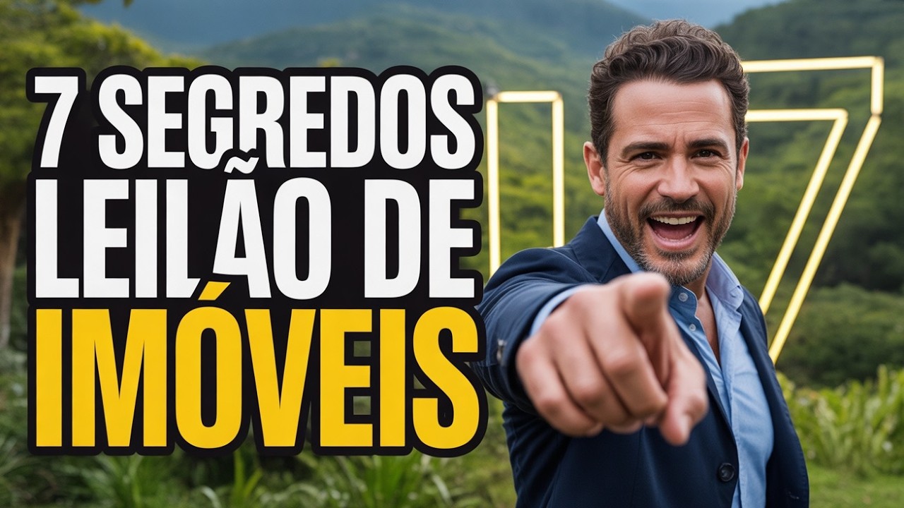 ATENÇÃO: 7 SEGREDOS de LEILÃO que VÃO MUDAR sua VIDA FINANCEIRA! DESCUBRA AGORA