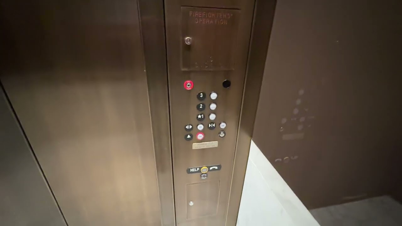 ThyssenKrupp Oildraulic Hydraulic Elevator at Houston Public Library - Julia Ideson Building