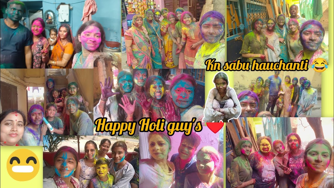 Happy Holi guy's ♥️ Kn hauchanti sabu 😂🤣 ଭୁତ କୋଉଠି ସବୁ ? 😅#tapasidaslifestyle #odiavolg #viralvideo 