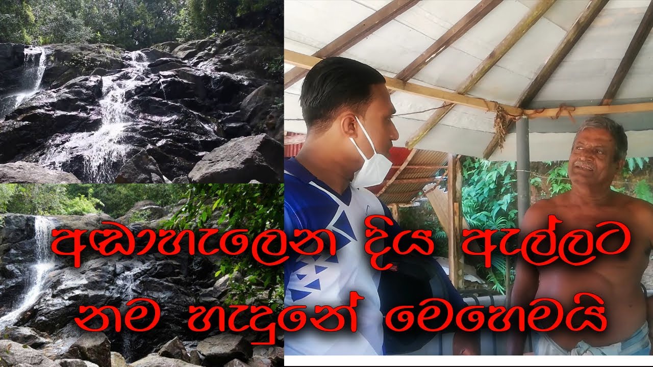 Travelling Ara | අඬාහැලෙන ඇල්ල|Travel vlog 2021|travel channel|Anda Helena Ella | Elpitiya waterfall