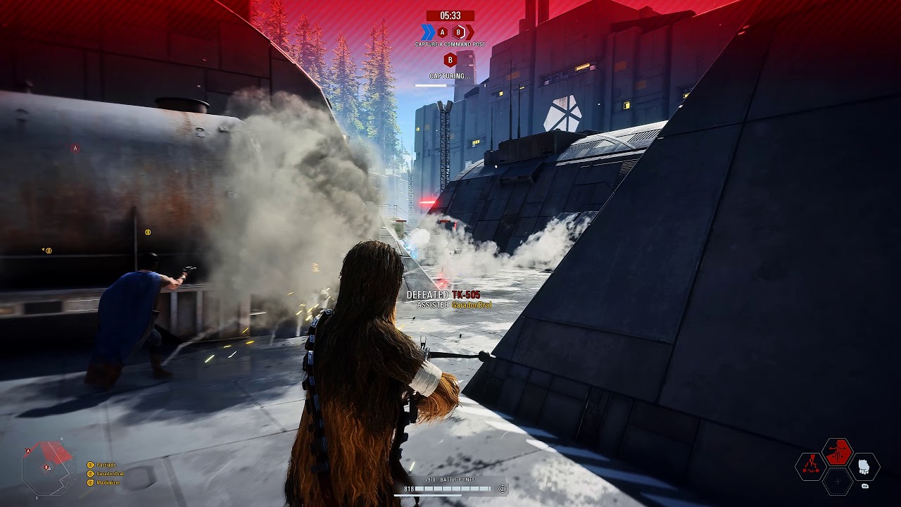 Chewbacca Assaults Endor - Star Wars Battlefront 2