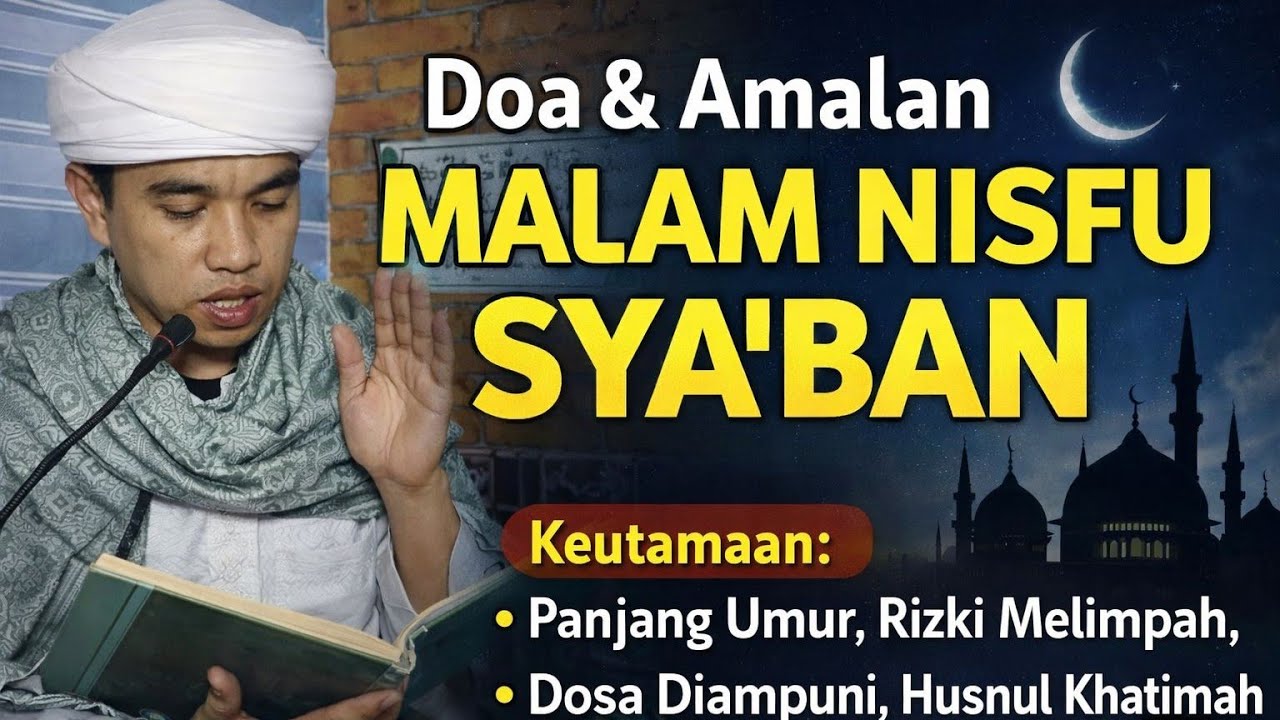 Beruntunglah Orang Yang Mengamalkan Ini Dimalam Nisfu Sya'ban | Amalan Nisfu Sya'ban