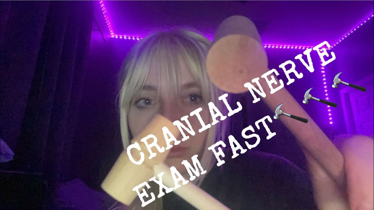 asmr FASTTTTTT CRANIAL NERVE EXAM
