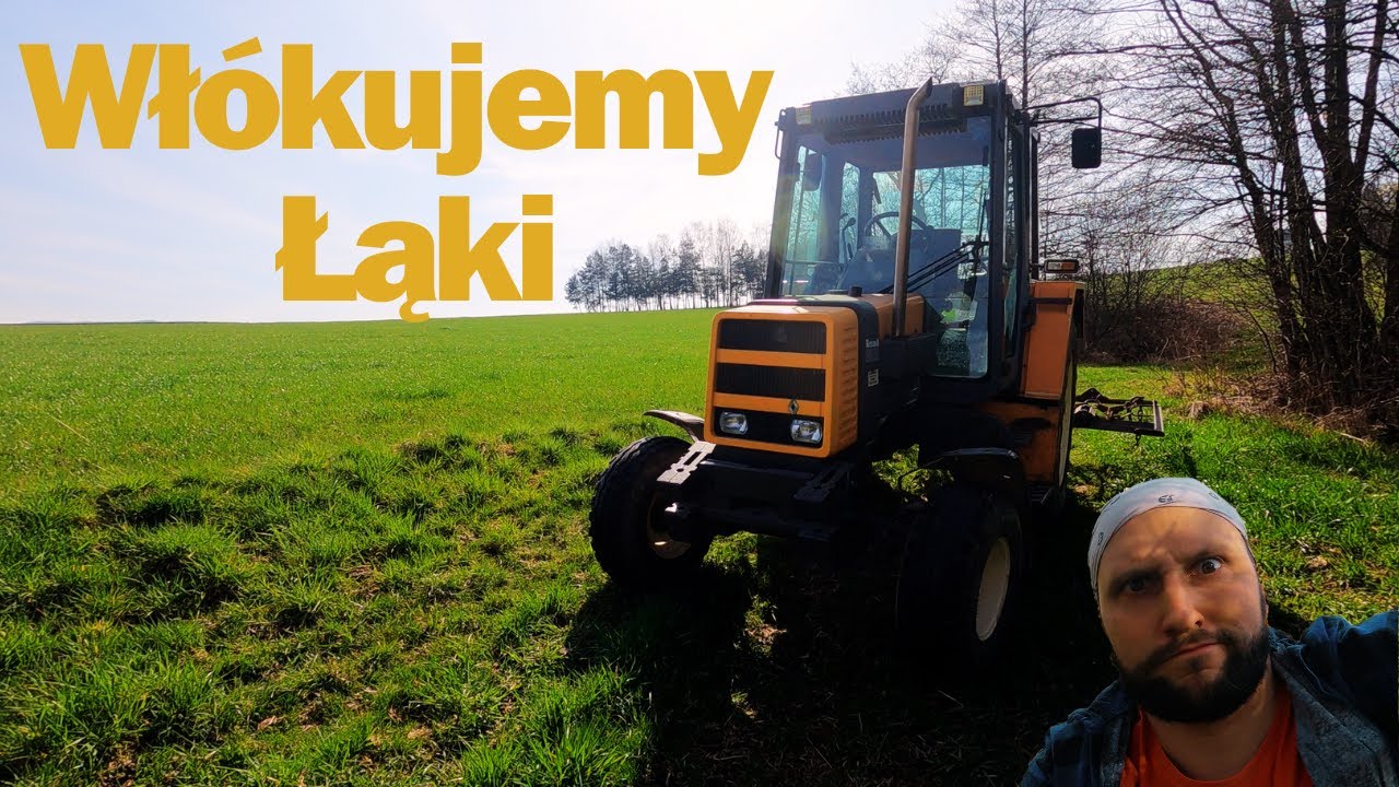 Włókujemy łąki ;) Trochę za dużo tego obornika😅😅