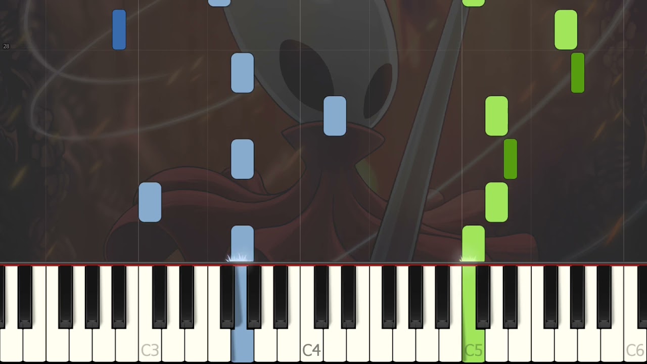 Bonebottom - Silksong [Piano Tutorial] (Synthesia)