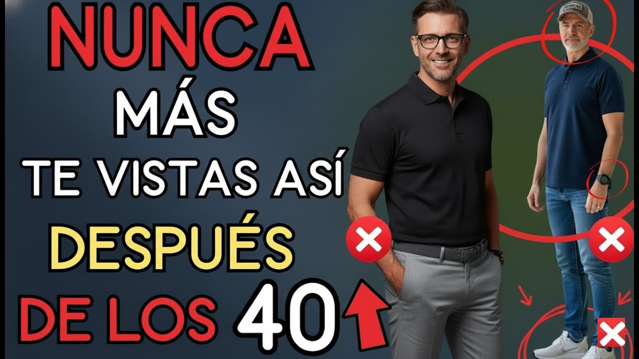 Reglas de ESTILO CASUAL que debes ROMPER despu&eacute;s de los 40 | Moda Hombre 40+