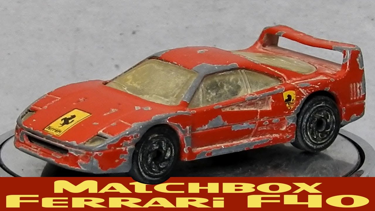 Ferrari F40 Restoration, суперкар 1980-х годов, Matchbox