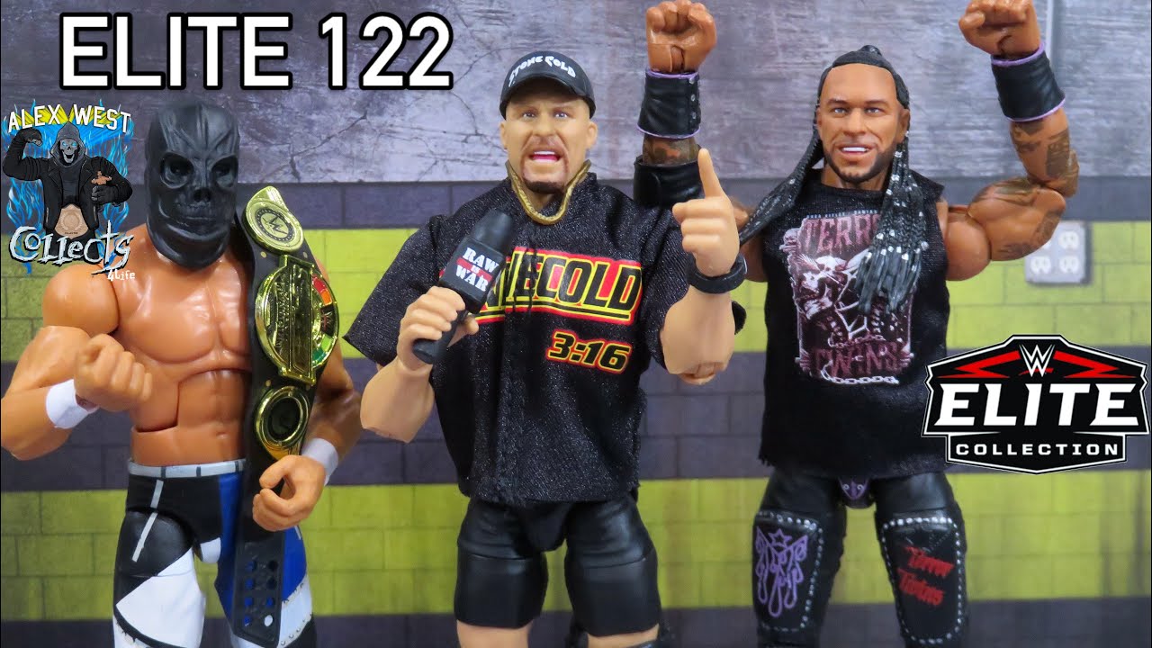 Обзор WWE Mattel Elite 122 Stone Cold Стива Остина, Андраде и Дэмиана Приста!