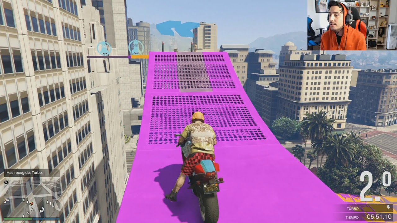 SE HACE NF TERRIBLE!! SE ENFADA Y YO NO... PARKOUR GTA V