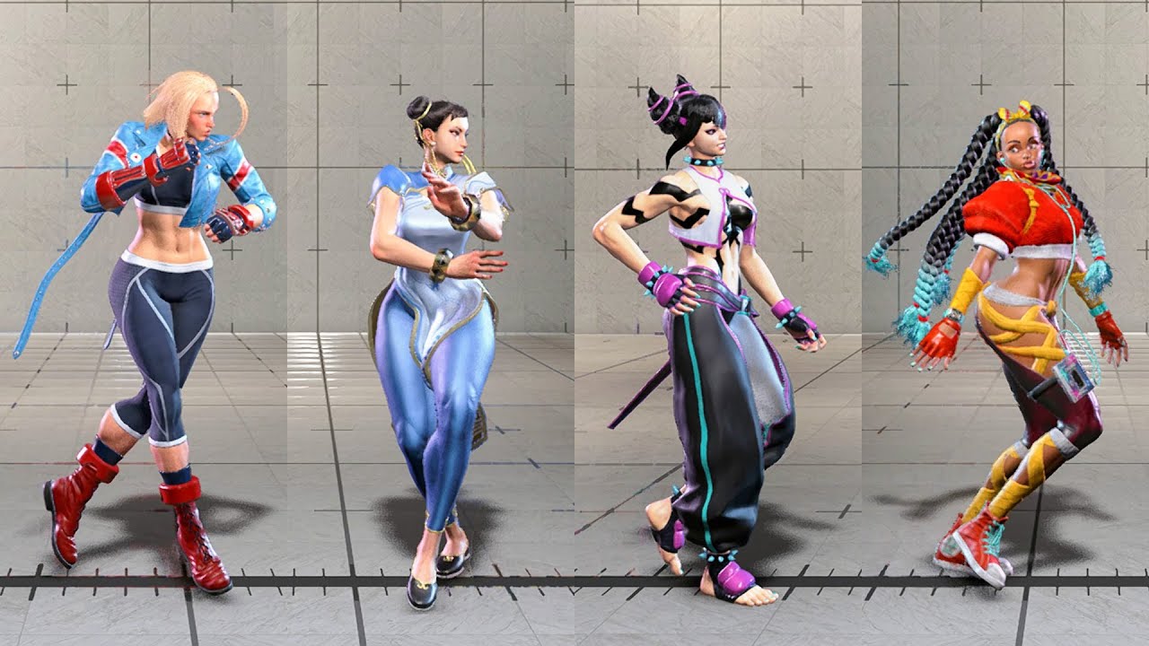 Street Fighter 6 Walking Animations