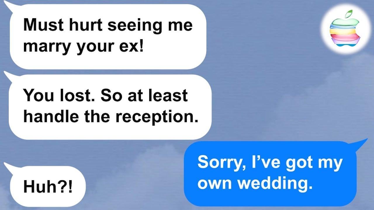 【Apple】My sister wanted me to handle reception at her and my ex's wedding, but I had a wedding too!