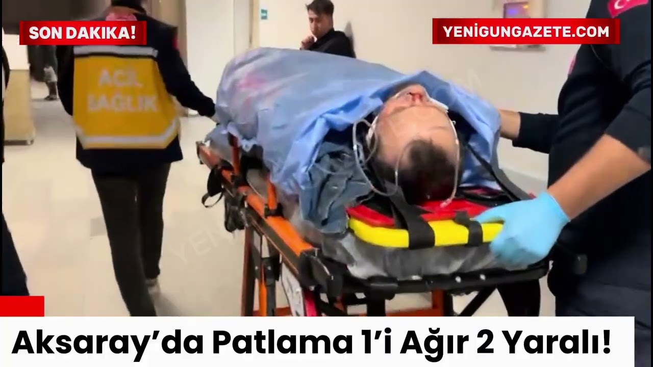 Aksaray’da korkutan olay; 1’i ağır 2 yaralı!