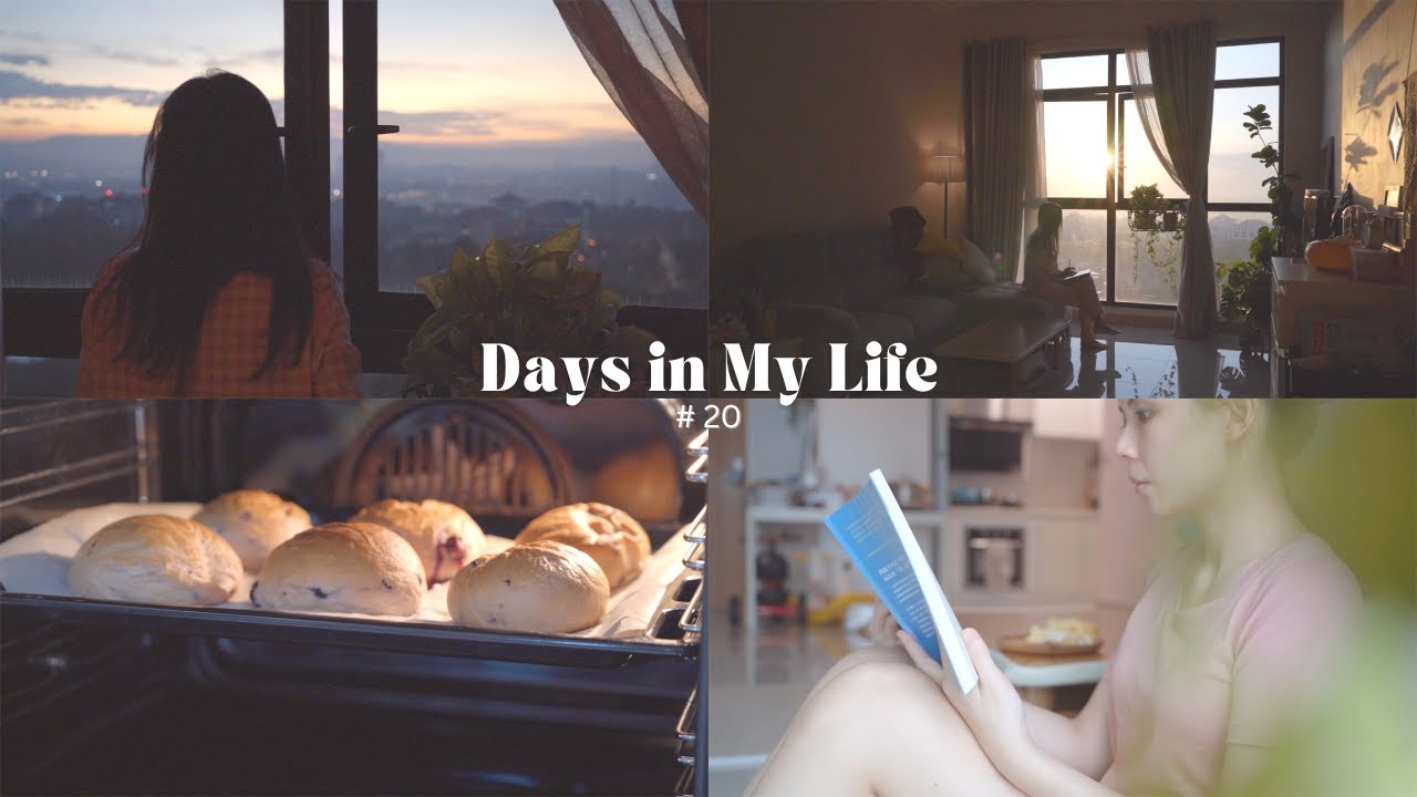 Days in my life🏡 | Blueberry Cream Cheese Bagel🥯🫐, Mango Cream Cake Roll🥭, Coconut Chicken Soup🥥
