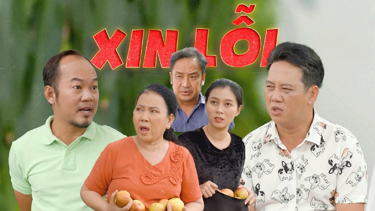 Hài Long Đẹp Trai - Tiểu Phẩm Hài - XIN LỖI - Long Đẹp Trai, Lê Nam, Đình Hiếu, Kiều Ngân