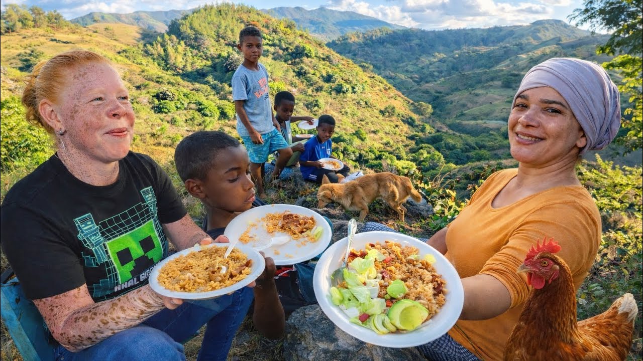Nos Fuimos a un CAMPO Bien Lejos a Cocinar con “La Rubia” comieron todos los vecinos 