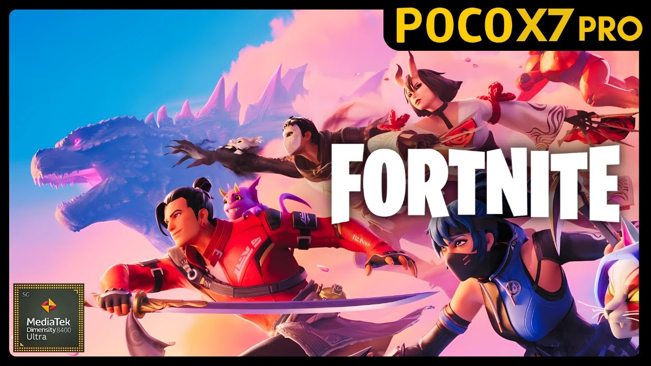 Fortnite | Android Gameplay | POCO X7 Pro | 12/512 | Dimensity 8400 Ultra | Max Settings