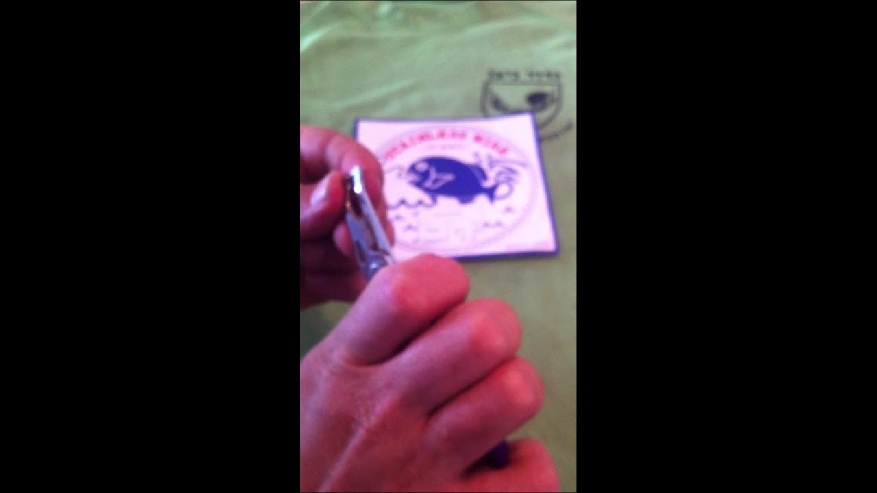 Diy stainless wire assist hook.