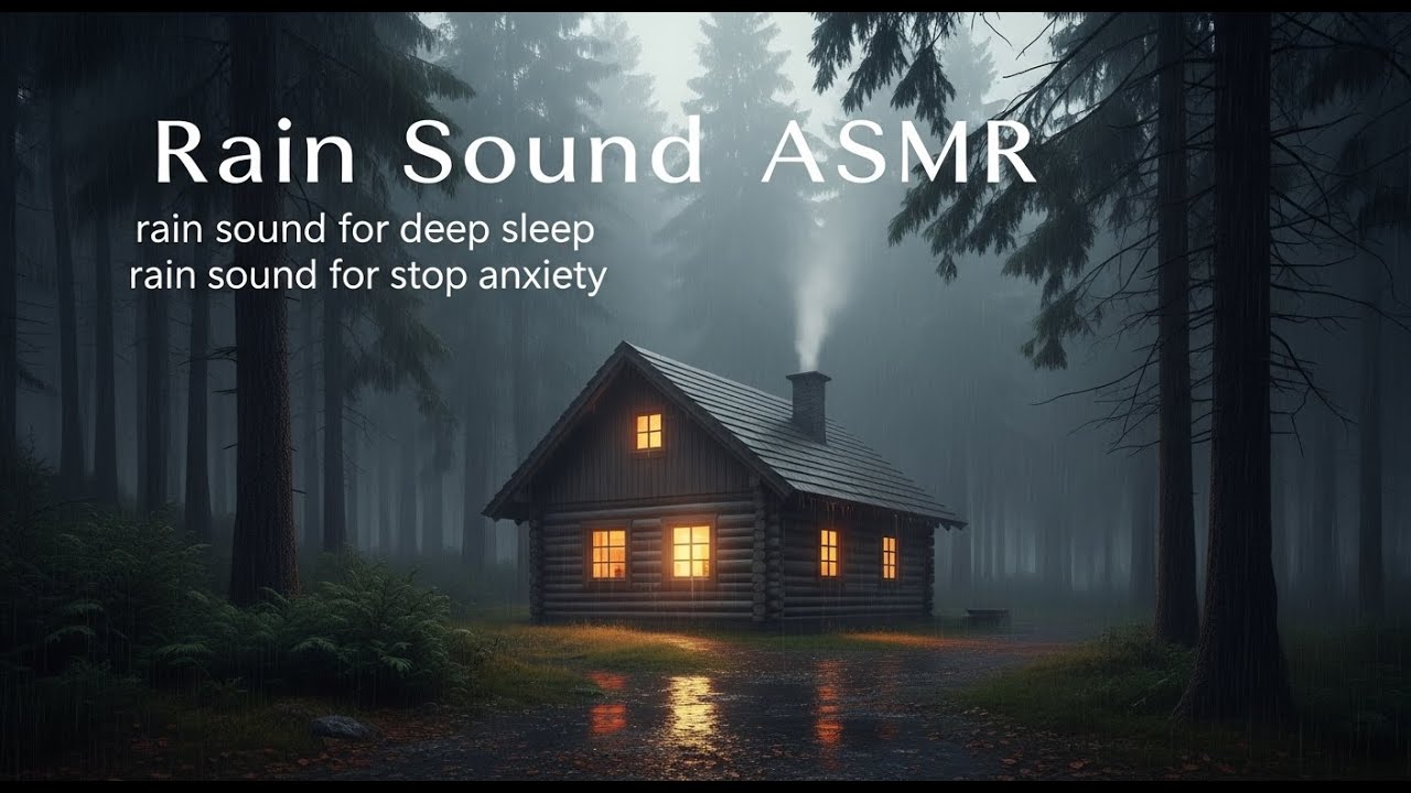 Gentle Rain and Thunder Ambience for Deep Sleep, Anxiety Relief, and Inner Peace for Peaceful D
