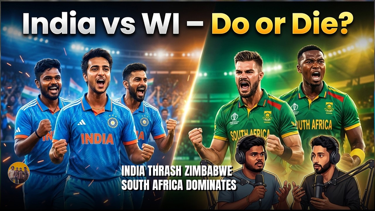 IND vs WI Knockout - Do or Die? | India Wins, SA Looks Strong | #t20worldcup #crickettamil