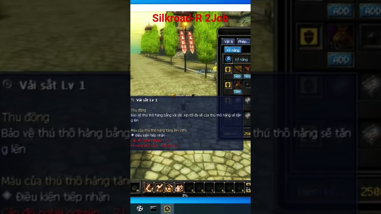 Silkroad-R 2Job